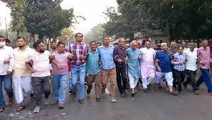 অবরোধে রাজধানীতে রিজভীর নেতৃত্বে মিছিল