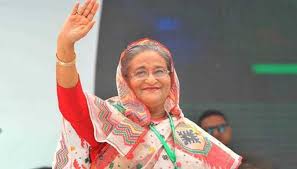 ভারতের উত্তরপ্রদেশে শেখ হাসিনা
