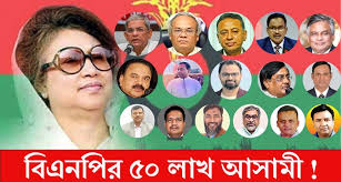 বিএনপি’র ৪০ লাখ নেতাকর্মী আসামী