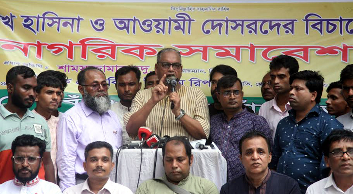 হাসিনাকে  জনগণ কখনোই ক্ষমা করবে না: দুদু