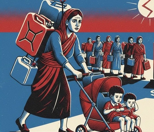 গ্যাস সংকটে নিত্যদিনের যুদ্ধ নারীদের