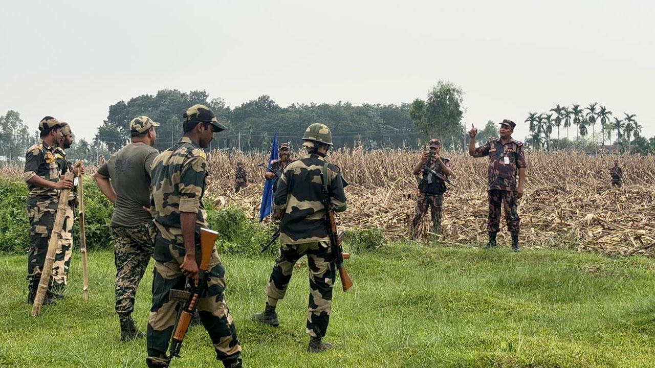 সীমান্তে খুঁটি স্থাপনের চেষ্টা রুখে দিল বিজিবি