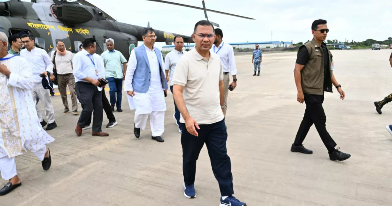 গভীর সমুদ্রবন্দর পরিদর্শনে প্রধানমন্ত্রী