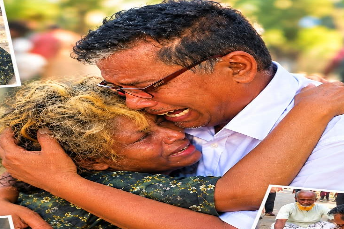 স্ত্রীকে ফিরে পেয়ে কান্নায় ভেঙে পড়লেন স্বামী